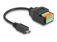 Delock USB-adapter 15cm Sort