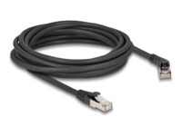 DeLOCK CAT 6a S/FTP 5m Patchkabel Sort