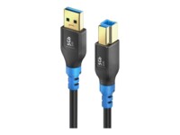 PureLink FlexInstall Series USB 3.2 Gen 1x1 USB-kabel Sort