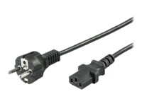 goobay NK 106 S Strømkabel 2m Sort