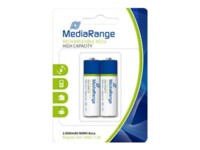 MediaRange AA type Batterier til generelt brug (genopladelige) 2600mAh