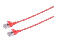 Prokord Slim CAT 6a U/FTP 50cm Patchkabel Rød