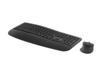 Logitech Signature Comfort Plus Combo MK880 Sæt med mus og tastatur Pressestempel Trådløs Tysk