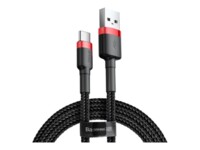 Baseus Cafule USB 2.0 USB Type-C kabel 2m Sort