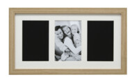 Deknudt S66KB3 Galerie 3x13x18 Holz naturfarbe mit Passepartout