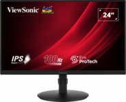 ViewSonic VG2408A-MHD 24' IPS 1920 x 1080 (Full HD) VGA (HD-15) HDMI DisplayPort 100Hz