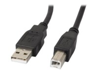 Lanberg USB-kabel 1m Sort