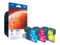 Brother LC 1100HYRBWBP Gul Cyan Magenta