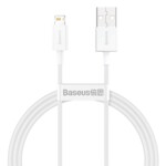 Kabel USB Baseus Kabel USB do Lightning Baseus Superior Series, 2.4A, 1,5m (bialy)