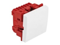Delock Easy 45 1-gang Switch 1-pole 2-way 45 x 45 mm, white