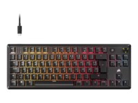 CORSAIR K70 CORE TKL RGB Tastatur Mekanisk Per-tast RGB Kablet Tysk
