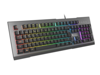 GENESIS Rhod 500 RGB Tastatur Membran Membran RGB Kablet Portugisisk