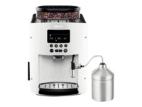 Krups Essential EA8161 Automatisk kaffemaskine Hvid