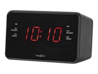 Nedis CLAR002BK Clock-radio Sort