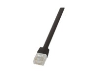 LogiLink SlimLine CAT 6 Ikke afskærmet parsnoet (UTP) 20m Patchkabel Sort