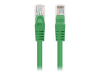 Lanberg CAT 5e Ikke afskærmet parsnoet (UTP) 1m Patchkabel Grøn RAL 6024