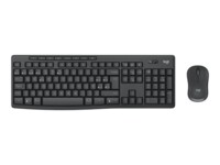 Logitech MK370 Combo for Business Sæt med mus og tastatur Membran/pressestempel Trådløs Ungarsk