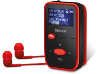 *SENCOR SFP 4408RD MP3 PLAYER 8GB, FM