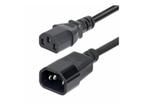 StarTech.com 4.5m Power Extension Cord, C14 to C13, 15A 250V, KEMA-KEUR Forlængerkabel til strøm 4.6m Sort