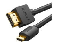 Ugreen HDMI-kabel med Ethernet 1m Sort