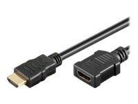 TECHly HDMI-forlængerkabel med Ethernet HDMI Sort