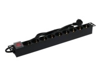 Synergy 21 Strømfordelingsenhed Stativ-monterbar / ekstern Sort