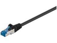 CAT 6A Patch Cable S/FTP (PiMF), black, 15 m