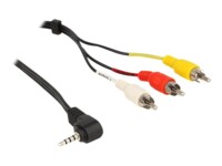 Delock Video/audiokabel 1.5m Sort