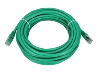Extralink CAT 6 Foldet uskærmet snoet par (F/UTP) 10m Patchkabel Grøn