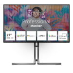 AOC U27U3CV 27' 3840 x 2160 (4K) HDMI DisplayPort USB-C 60Hz Pivot Skærm