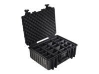 B&W outdoor.cases Type 6000 Hårdt hylster Sort Polypropylen