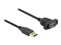 Delock USB Type-C kabel 1m Sort