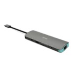 i-Tec USB-C Metal Nano Docking Station 4K HDMI LAN + Power Delivery USB-C 3.1 Dockingstation