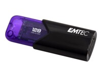 EMTEC B110 Click Easy 3.2 128GB USB 3.2 Gen 1 USB stick Sort Lilla