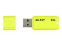 GOODRAM UME2 8GB USB 2.0 USB stick Gul