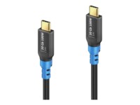 PureLink FlexInstall Series USB4 Gen2x2 USB Type-C kabel Sort