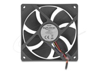 DeLOCK Fan 1-pack Sort 92 mm