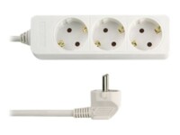 REV Stikdåse 3-stik 16A Hvid 3m