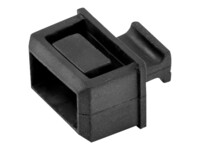 StarTech.com 10 Pack SFP Dust Cover for Open SFP/SFP+ Slot, SFP Plug, Fiber Optic Dust Caps, SFP Port Anti-Dust Cover, Network Switch Port Protector, Durable TPE Material with Pull Tab - SFP Port Dust Covers (SFPCAP10) Sort