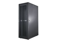 Intellinet Network Cabinet, Free Standing (Standard), 26U, Usable Depth 123 to 773mm/Width 503mm, Black, Flatpack, Max 1500kg, Server Rack, IP20 rated, 19', Steel, Multi-Point Door Lock, One Lock Per Side Panel, Three Year Warranty Rack Sort