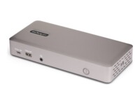 StarTech.com Triple-Monitor USB4 Docking Station, 4K 60Hz HDMI or DisplayPort, 100W Laptop Charging, 2.5GbE, USB-C Multi-Monitor Dock, Driverless USB4 / Thunderbolt 4 Dockingstation