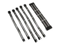 Kolink Core Adept Strømforlængerkabelsæt Sort Grå