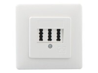 Rutenbeck TAE 2x6/6 NFF Up rw Hvid