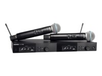 Shure SLX-D SLXD24D/B58 Trådløst mikrofonsystem Trådløs -97dB/mW Sort