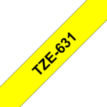 Brother TZe 631 Lamineret bånd (1,2 cm x 8 m) 1kassette(r)