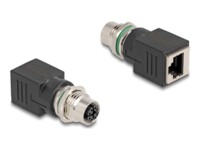 DeLOCK CAT 6a Netværksadapter Sort