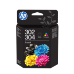 302/304 TRI-COLOR/BLACK INK CARTRIDGE 2-PACK