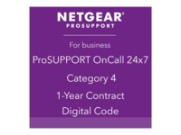 NETGEAR ProSupport OnCall 24x7 Category 4 Teknisk understøtning 1år