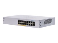 Cisco Business 110 Series 110-16PP Switch 16-porte Gigabit PoE