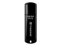 Transcend JetFlash 350 64GB USB 2.0 USB stick Sort